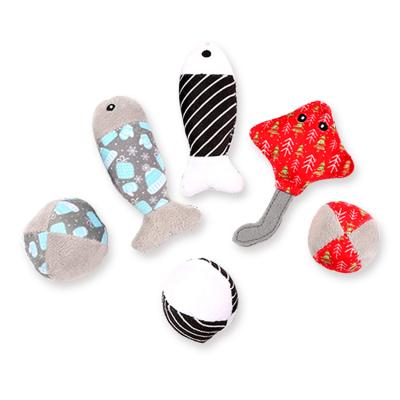 China Viable Wholesale New Fashion Sutffed Soft Plush Cat Toys Filled Pet Cat Catnip Toy Interactive With Catnip for sale