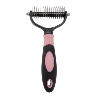 China 2021 Viable New Product Pet Fur Remover Brush Pet Comb Massage Brush Pet Grooming Brush for sale