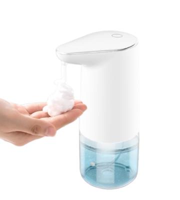 China New Hand Foam Soap Dispenser White Transparent Smart Desktop Soap Dispenser Hands Free Foam Dispenser for sale