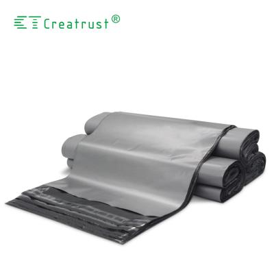 China Custom Made High Quality Plastic Envelope Moisture Proof Gray Mailing Bags Water Resistant Courier for sale