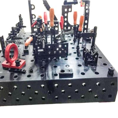 China Industrial Production of 3d flexible welding platform fast positioning locking pin welding fixture for sale