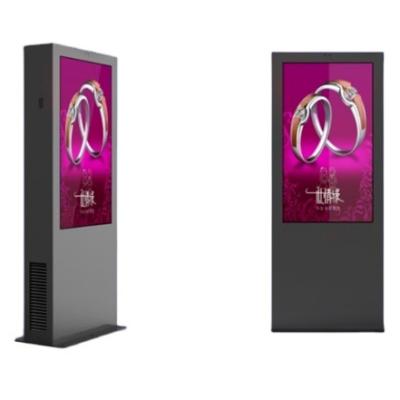 China Outdoor guide advertising factory directly sell restaurant outdoor floor standing airport advertising machine outdoor advertising display wholesale for sale