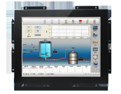 China Built In Monitor Open Frame Capacitive / Resistive Touch Screen 10.1 12.1 15 17 19 21.5 23.6 Industrial Monitor With VGA USB Input 12.1 for sale