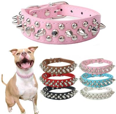 China OEM Logo Adjustable Collar Dog Crystal and DETACHED Custom Luxury Personalized Clear Spikes Collars for sale