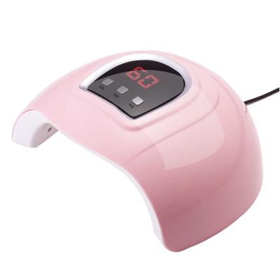 China Nail Art 54W High Power Lamp Beads Fast Nail Phototherapy Mchine Freeze USB Rechargeable Baking UV Lamp Charging LCD Screen Nail Dryer for sale