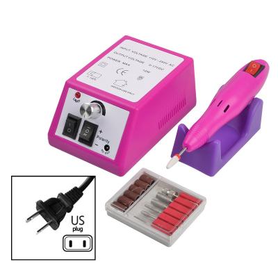 China Factory direct sale electric nail polisher pedicure machine 20000rpm professional electric toenail drill pink nail drill manicure machine for sale