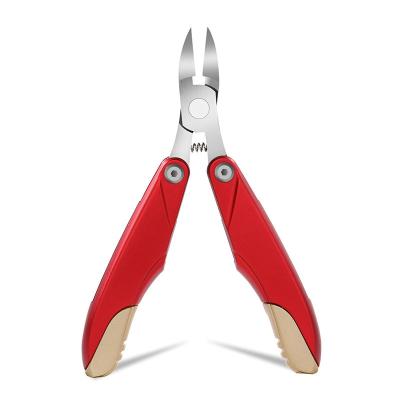 China Wholesale Red Black Eagle Bleak Dead Skin Nail Scissors Stainless Steel Handle Clipping Clips For Manicure Tools Pedicure for sale