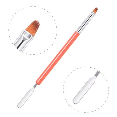 China Multi Function Nail Art Pen Acrylic Nail Tips Extension Pen Builder Poly Gel Brush Double Head Tools for sale