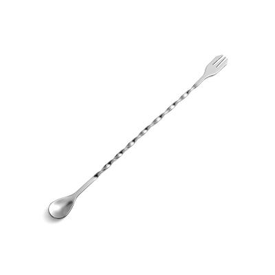 China Wholesale Cheap Amazon Viable Bar Mix Scoops Long Handle Multifunctional Ice Tea Spoon Spoon for sale