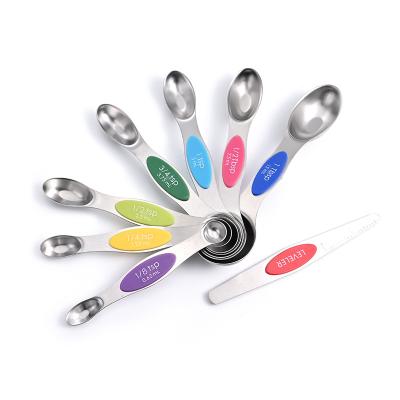 China Amazon Sustainable Hot Selling Magnetic Dosers Set Colored Stainless Steel Doser for sale