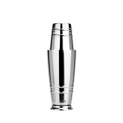 China Amazon Sustainable Hot Selling 304 Drinking Shaker Standing Stainless Steel Shaker 470ml 700ml Boston Bar for sale