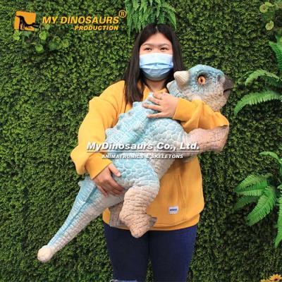 China Parts MY DINO Dinosaur Puppet Baby Blue Ankylosaurus for Birthday Party for sale