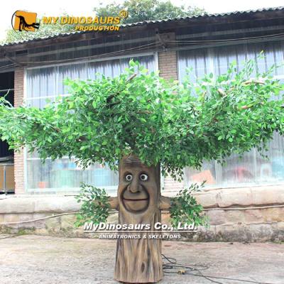 China Amusement Park My Dino Amusement Park Funny Talking Trees With Cute Human Face for sale