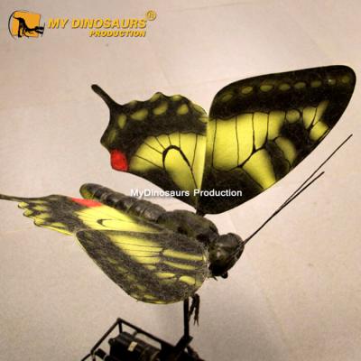 China Waterproof My Realistic Animatronic Dino Insect Butterflies XJ092 For Sale for sale