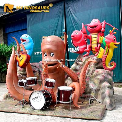 China exterior & Indoor Parks MY DINO Large Size Sea Animal Statues Octopus Lobster for sale