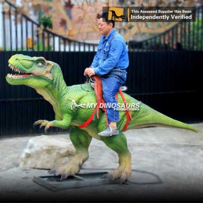 China Attractions For Parks MY Dino DR018 Kids Coin Operated Robotic Animatronic T-rex Dinosaur Rides for sale