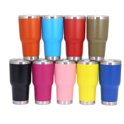 China Modern 30oz Double Wall Stainless Steel Vacuum Insulated Wine Tumbler, Custom Coffee Water Mug for sale