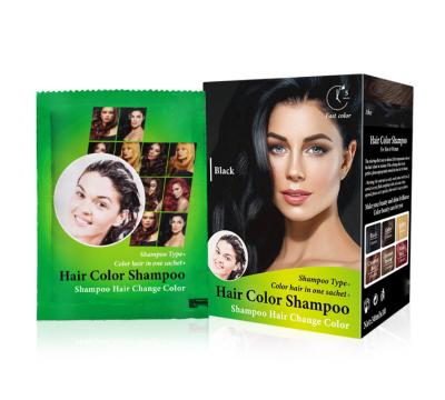 China Easy Coloring, Low Ammonia Organic Hair Color Dye That Dye 4 Colors Quick And Easy To Use Shampoo 15 Minutes Can Own The Color You Want And Shiny Hair for sale