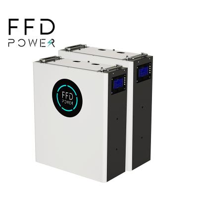 China FFD POWER OEM 5Kwh 10kwh 15Kwh 20Kwh lifepo4 5 stackable solar home energy storage battery 48v 100ah lithium battery for sale