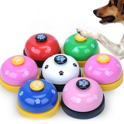 China Viable Training Products Interactive Pet Dog Toy New Paw-Print Ordering Bell for sale