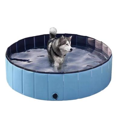 China PVC Plastic Cats Dogs Hair Cleaning Water Pool Float Toy Raft Inflatable Pet Swimming Pool for sale