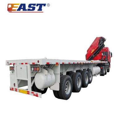 China 3axle Self Loading Container Truck Trailer EST Trailer 20ft 40ft Container Side Loader Container Side Loader Semi Trailer for sale