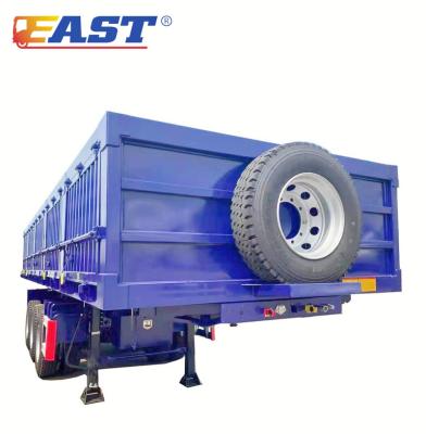 China Tipper 3axles Trailer Truck Trailer Side Dump Semi Trailer 80-100tons Dump Side Semi Trailer EAST for sale