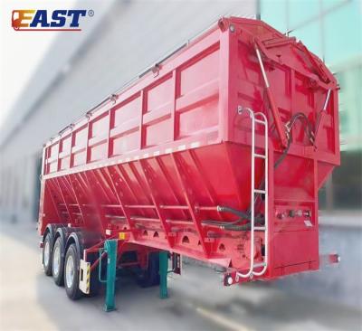 China 80ton Dump Trailer Crawler Trailer Truck Price End Dump Trailer East Crawler Type Semi Trailer for sale