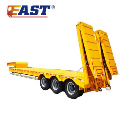 China Competitive Price Low Platform Trailer Low Bed Semi Trailer EST Semi Trailer Truck Semi Trailer for sale