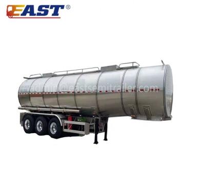 China EST 3 axle trailer truck oil tanker fuel tank semi trailer tank truck oil tank truck trailer with low price for sale