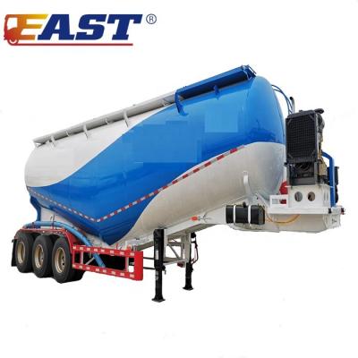 China Truck Trailer IS 40 Ton Cement Tank Trailer Bulk Tank Cement Flour Dust Powder Semi Trailer for sale