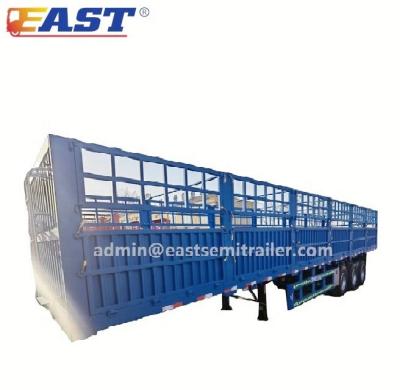 China Truck Trailer Bulk Cargo Barrier Semi Trailer Bulk Cargo Transport Semi Trailer Container Barrier Trailer IS Semi Trailer for sale