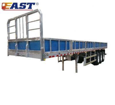 China EST 3 Axle Side Wall Semi Trailer Bulk Cargo Semi Trailer Truck Semi Trailer for sale