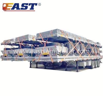 China EST semi truck trailer EST axle side wall trailer dropside trailers truck trailer with side wall for sale