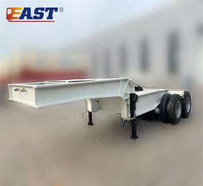 China EST 4 Axle Low Bed Semi Trailer Heavy Duty Trailer Truck With Dolly Trailer Dolly Semi Trailer for sale