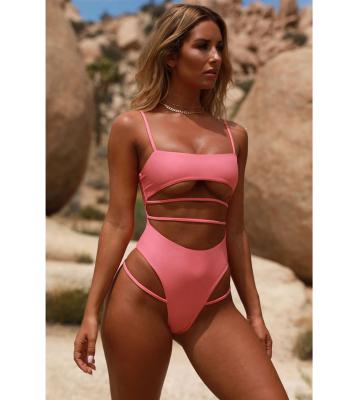 China New Arrival Strappy Swimsuit Breathable 1 Piece Swimsuit Bikini One Piece Swimsuit for sale