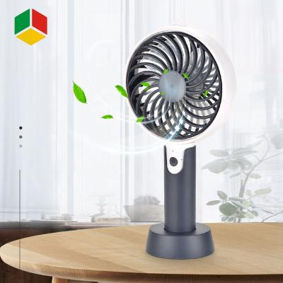 China Handheld Cooler Fan QS Toys Mini Cute Portable USB Fan Rechargeable Handheld Air Cooler Fan Small America Europe For Outdoor for sale