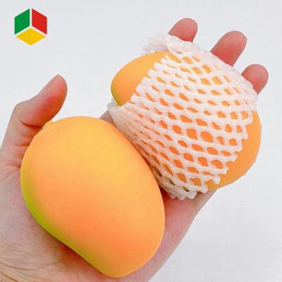 China New Slow Bound Fruit Toy Pinch Toy Simulation Mango Toys Decompression Toy Pinch Toy QS Fruit Mango Simulation Toys for sale