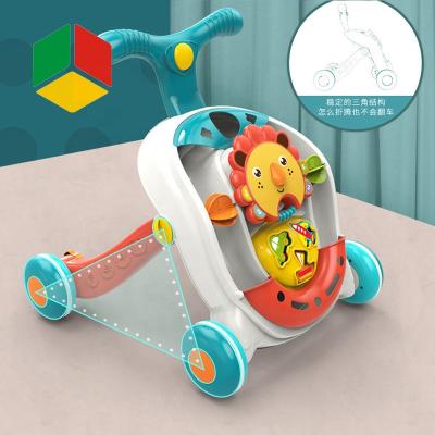 China QS Musical Toys Multifunctional Study Story Toys Hand Held Baby Walker Toy For Baby With Light And Music for sale