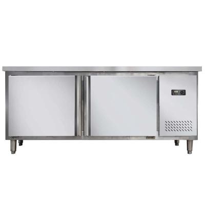 China Single-temperature stainless steel tabletop kitchen freezer restaurant equipment kitchen refrigerator refrigerate for sale