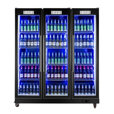 China Single-temperature 3-temperature Beer Fridge Portable Cool Bar Cooler Door Back Bar Glass Cooler for sale