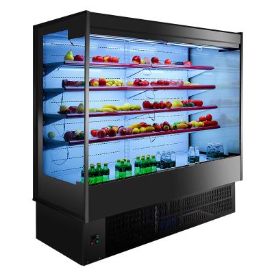 China Single-temperature commercial vegetable supermarket cheese multideck refrigerator for sale