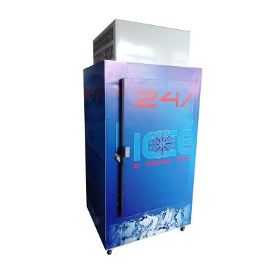 China Single-temperature Micheal Commercial Ice Cube Storage Square Shape Bagged Ice Storage Bin for sale