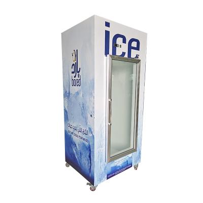 China Single-Temperature Ice Cube Bag Merchandiser Gas Station Ice Storage For Outdoor for sale