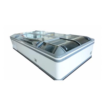 China Single-temperature Combine Commercial Display aht Kitchen Island Deep Ice Chest Freezer for sale