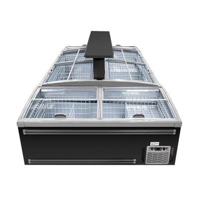 China Single-temperature supermarket aht used commercial deep chest display freezer for sale