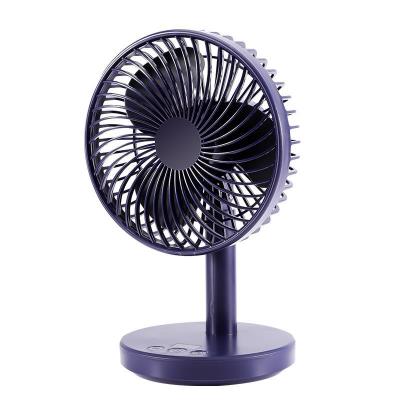 China Rechargeable Single Shape Led 6 Inch DC Table Fan for sale