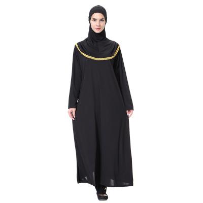 China New Design Abaya Kimono Clothing Full Sleeve Abaya Long Jilbab Robe Modern Clothing Muslim Fashion Ethnic Hijab Online for sale