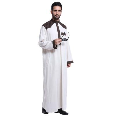 China Wholesale Middle East Saudi Islamic Clothing Latest Factory Price Muslim Men's Thobes Dubai Dubai for sale