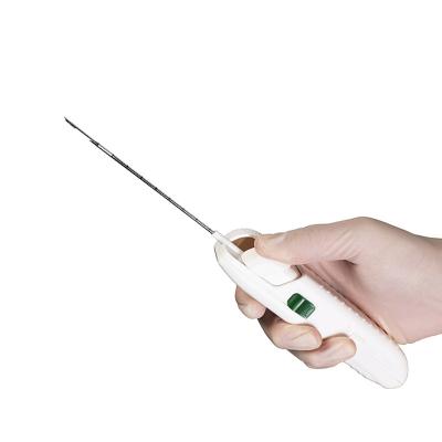 China Disposable ABS+Stainless Steel Kidney Breast Biopsy Gun Full Automatic Needle 14G*250mm for sale